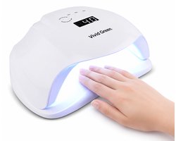 UV lamp gelnagels - Led nagellamp - Gellak nagel lamp - Nageldroger - Naggellak droger - Nagels - 54W - Vivid Green