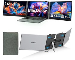 Blackview DCM6 Pro Ultradunne Portable Monitor - 14 inch IPS, 1080p FHD - Laptopscherm: 13-17.3" - Grijs