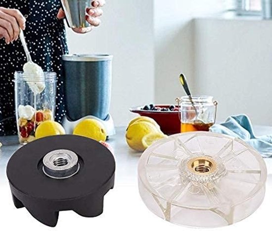 Cosensi - Dailygoody - Cross Blade Gear Vervangingsonderdelen - Geschikt voor Nutri Bullet Blender - 6-delige Set - Zwart en Transparant - Hoogwaardige Mat van Cosensi — afbeelding 4