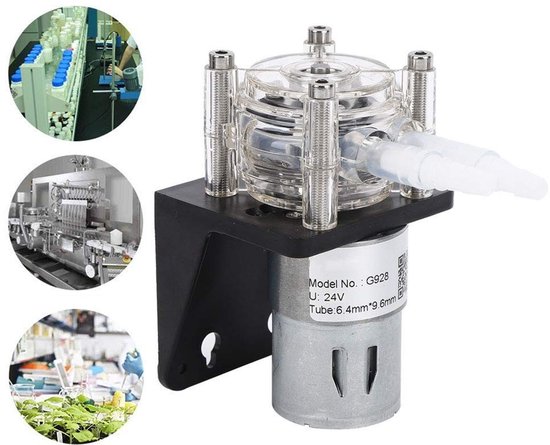 Dailygoody - Peristaltische Pomp - Corrosiebestendig - 500ml per minuut - 24V - Ideaal voor vloeistoffen - Hoge efficiëntie - Geschikt voor industriël — afbeelding 2