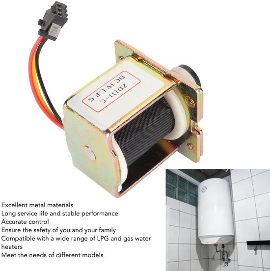 Dailygoody - Waterverwarmer Inlaatklep - Sterke Compatibiliteit en Nauwkeurige Controle voor LPG-gas — afbeelding 3
