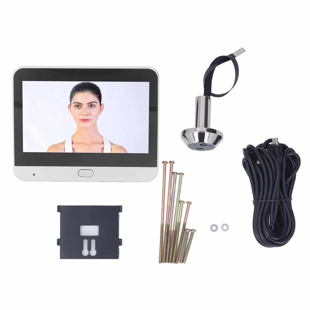 Dailygoody - 1080P Draadloze Deur Spy Camera met 4.3 Inch Kleuren Scherm