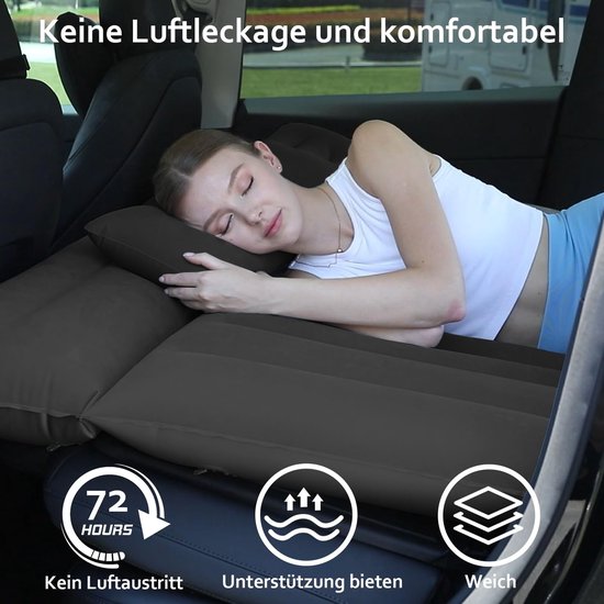 Dailygoods- Auto-luchtmatras Draagbaar - Opblaasmatras - Opvouwbaar Luchtbed - Campingmatras voor 2 Personen - Comfortabel Bed voor SUV's - Veiligheidswaarschuwing bij Gebruik van Dailygoods — afbeelding 3