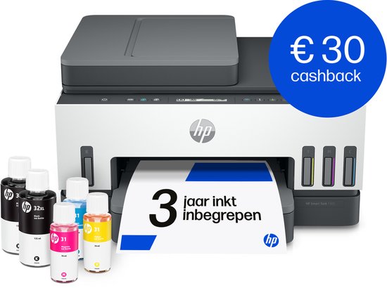 HP Smart Tank 7605 - All-in-One Printer - Inclusief tot 3 jaar inkt - Grijs
