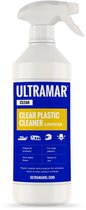 Ultramar - Clear Plastic Cleaner & Protector 500 ml - Reiniger Plexiglas, Voorruit, Vizier, Helm - Waterafstotende Spray - Anti Statische Spray - Waterdicht - Waterproof