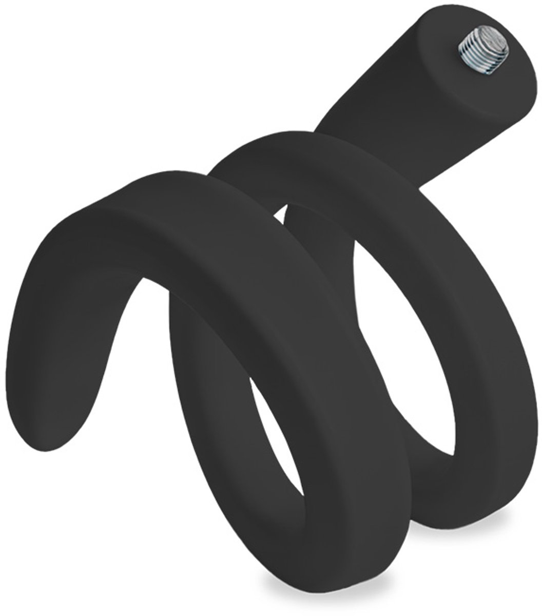 LUVION® Flexibele Babyfoonhouder - Universele Schroefaansluiting & Universele Cameraklem - Zwart