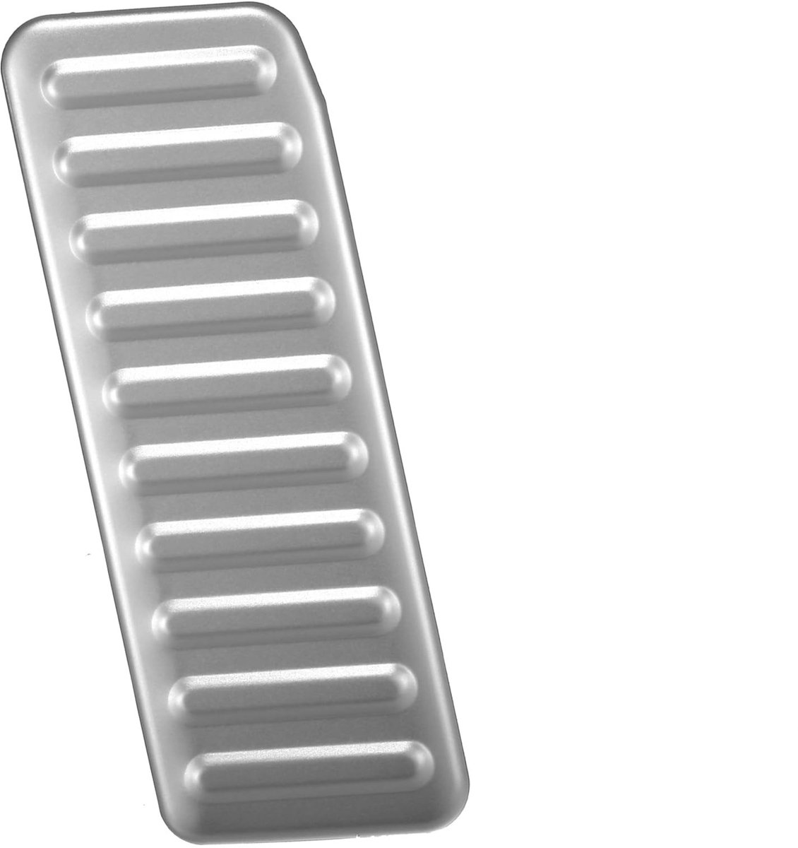 Dailygoody - Aluminium Auto Voet Rust Pedaal Pad Cover - Antislip - Vervanging Artikel - Zilver - Verbeterde Rijervaring - Geschikt voor Auto's -