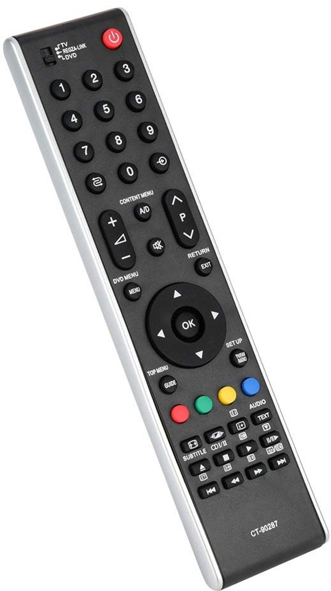 Allecto - Vervangende afstandsbediening - Multifunctionele afstandsbediening - Compact formaat - Geschikt voor CT90307 CT-90327 CT90273 CT90274 - E...
