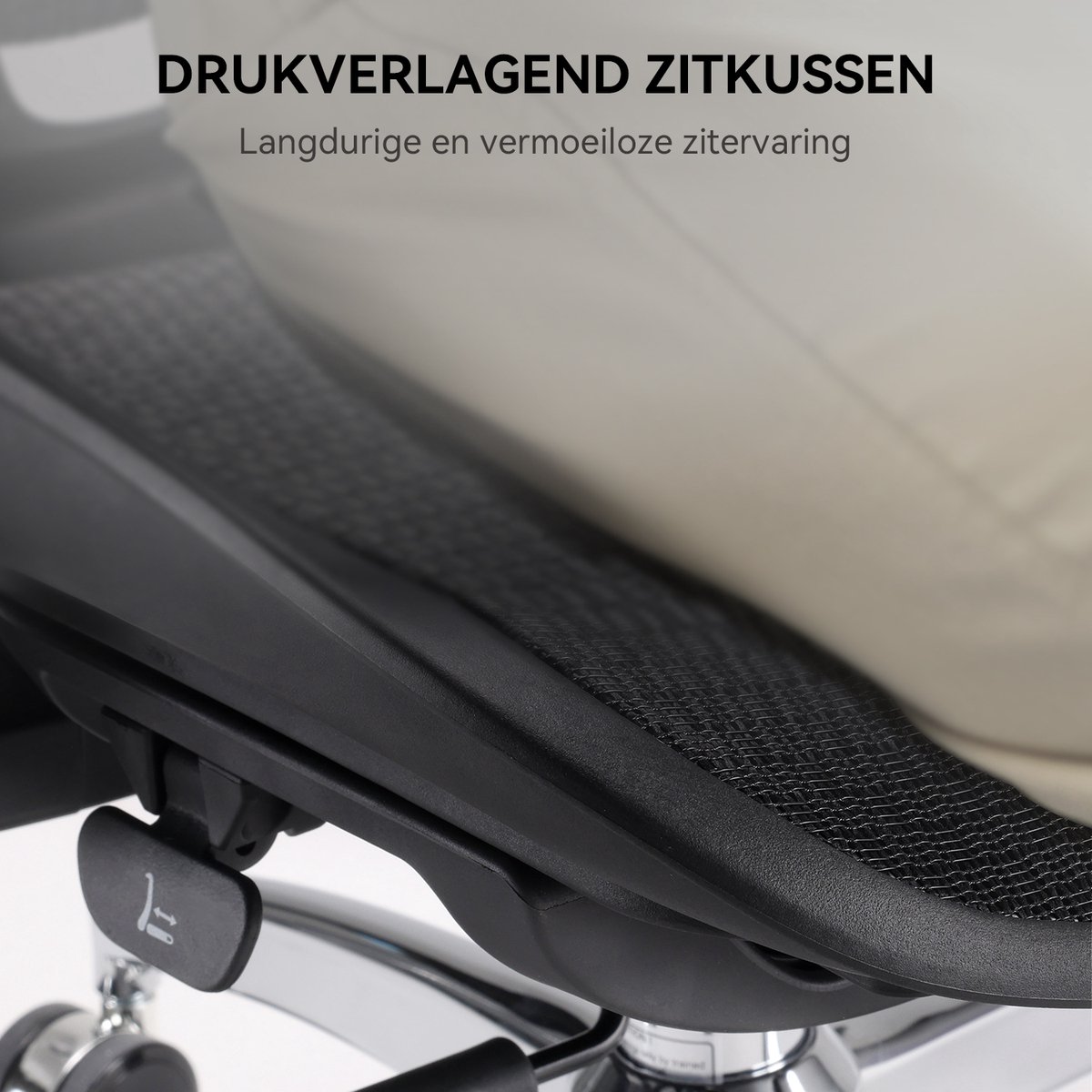 SIHOO S100C Ergonomische Bureaustoel - Dubbele Dynamische Lendensteun - 4D Verstelbare Armleuningen - Verstelbare Kantelbare Rugleuning - Max150kg - Thuiswerken En Gamen - Zwart – foto 2