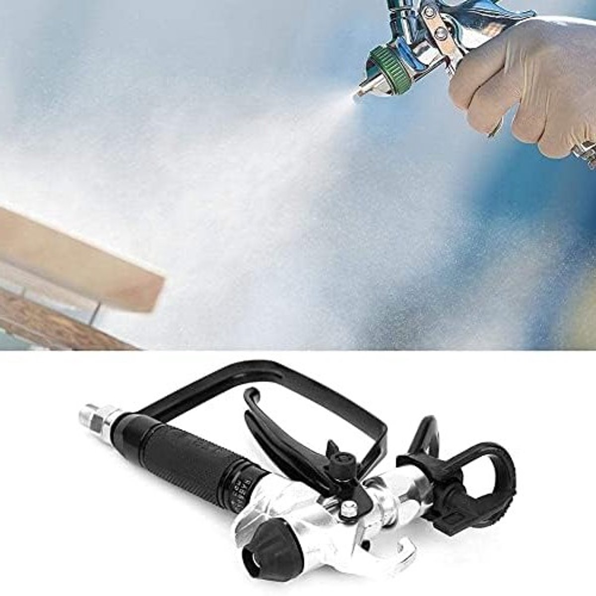 Professionele Hogedruk Airless Verfspuit met Koper en Gegalvaniseerd Zink, 517 Tip, 3600 PSI, Perfect voor Verfprojecten en Klussen
