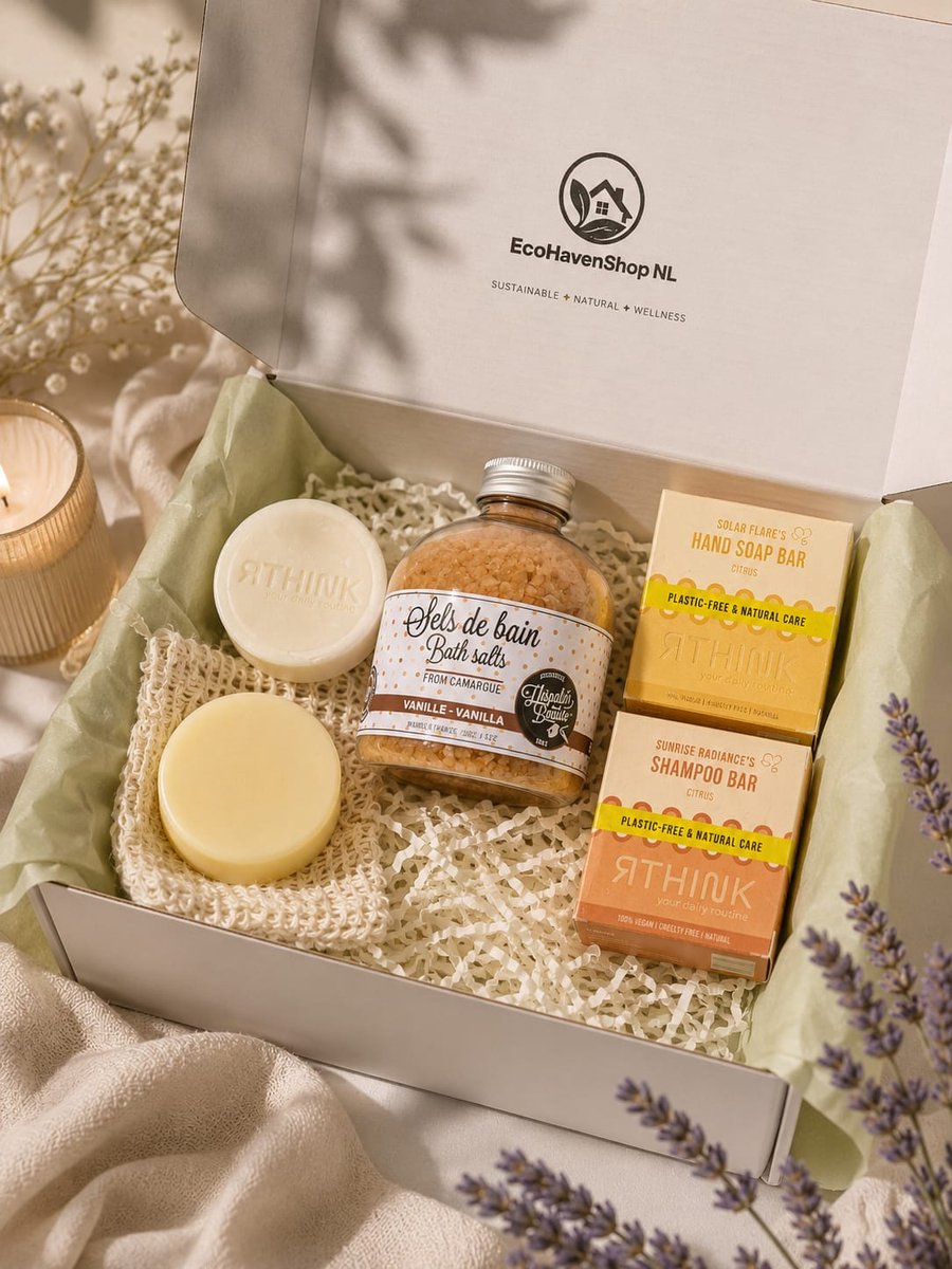 Luxury Citrus Vanilla Wellness Gift Box – Duurzame Spa Cadeauset