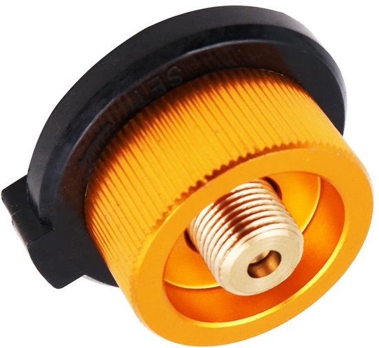 Dailygoods - Dailygoody - Gas Adapter - Camping Kachel Converter - Lichtgewicht - Butaan Canister Adapter - Ideaal voor Outdoor - Aluminium en Koper van Dailygoods — afbeelding 5