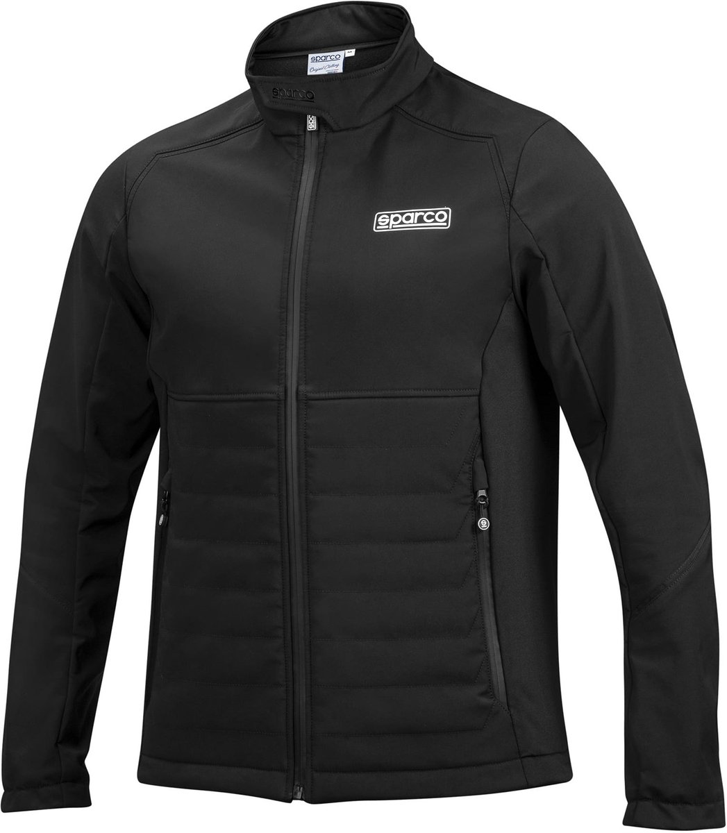 Sparco Softshell Jas - Zwart