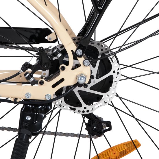 HILAND Elektrische Mountainbike - 26 inch - 250W Motor - 36V 10.4Ah Accu - E-MTB - 7 Versnellingen - Dubbele Schijfremmen - Heren & Dames van Hiland — afbeelding 4