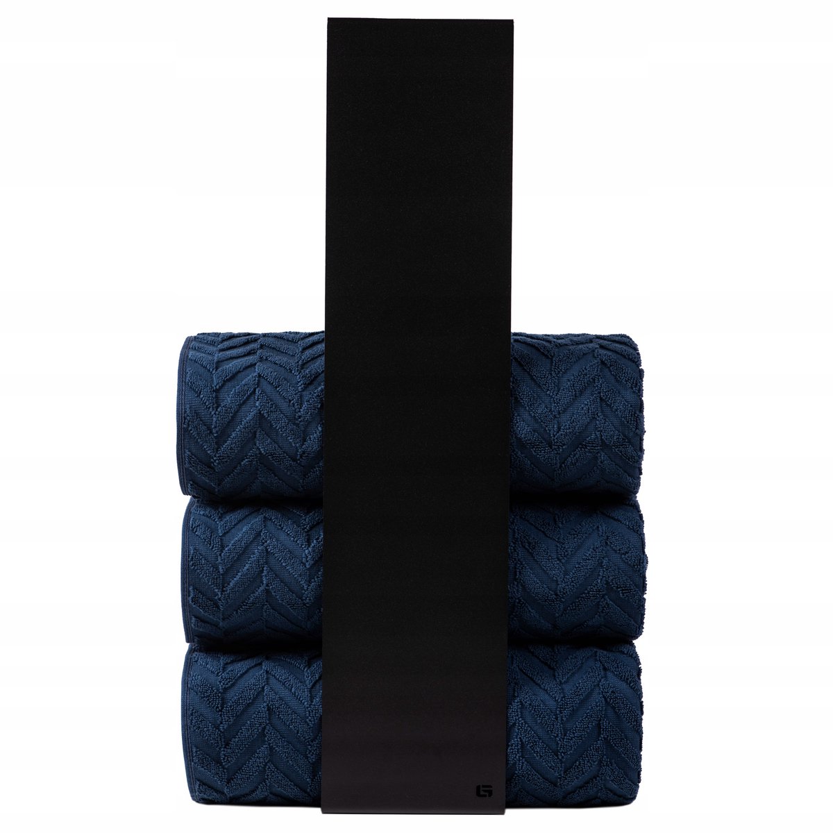 SlowDeco AURORA - Handdoekenrek - Badkamer - 60 cm - Zwart - Metaal