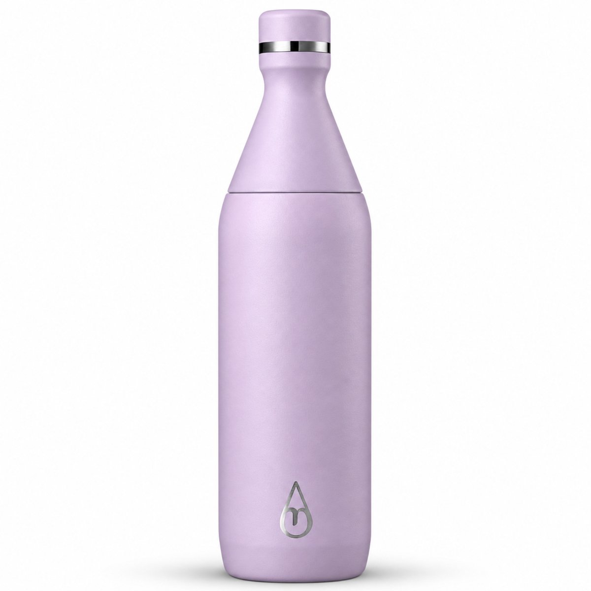 Motivai Easy Sip - RVS Thermosfles met Draaidop – 600ML (20oz) – Lekvrij & Dubbelwandig – Thermosbeker Waterfles To Go – BPA-vrij – Lila