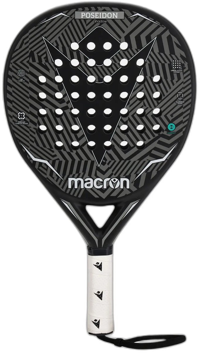 Paddle racket Macron CC Poseidon Shadow Premium