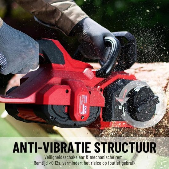 DCK Tools Accu Kettingzaag 58V SET - incl. 1 x 5.0Ah Accu & Snellader - KDCS58181FDK — afbeelding 3