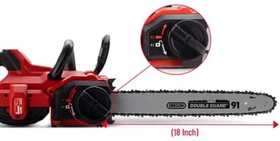 DCK Tools Accu Kettingzaag 58V SET - incl. 1 x 5.0Ah Accu & Snellader - KDCS58181FDK — afbeelding 4