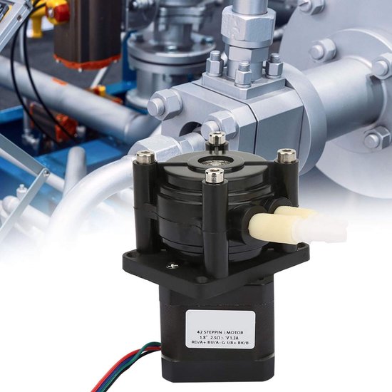 Shopcentral - Hose Pump - Dosingpomp - Stapsgewijze motor - Zwart - Laboratorium - 400 ml/min - Geschikt voor diverse toepassingen - Compact model van Merkloos — afbeelding 2