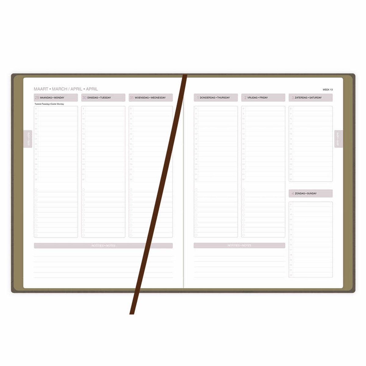 Planagenda XL Antique Bloom 2027 — cadeau in Kalenders & Planners - foto 2