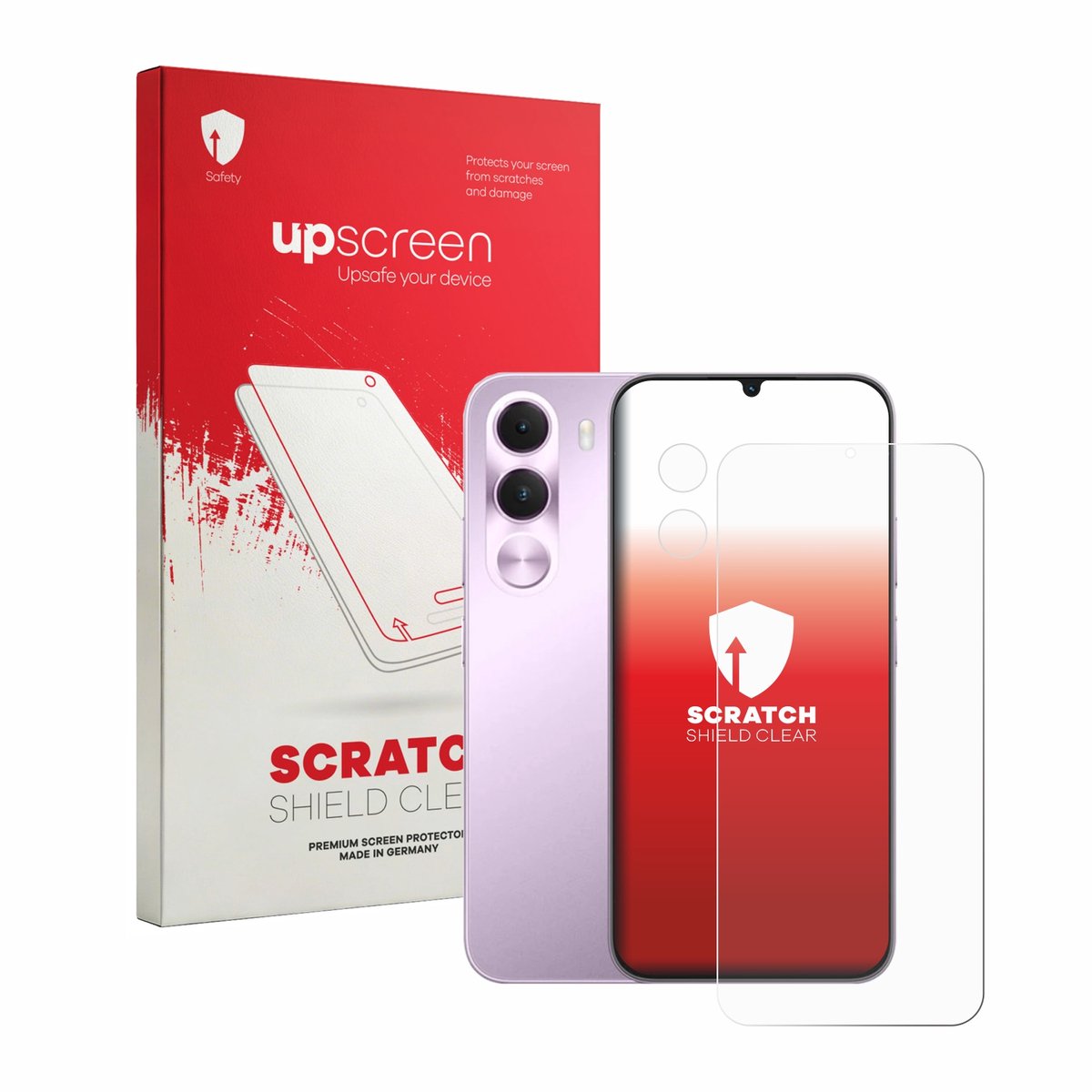 upscreen - Screenprotector voor realme C100i (Voor+Camera) - Folie Beschermfolie transparant