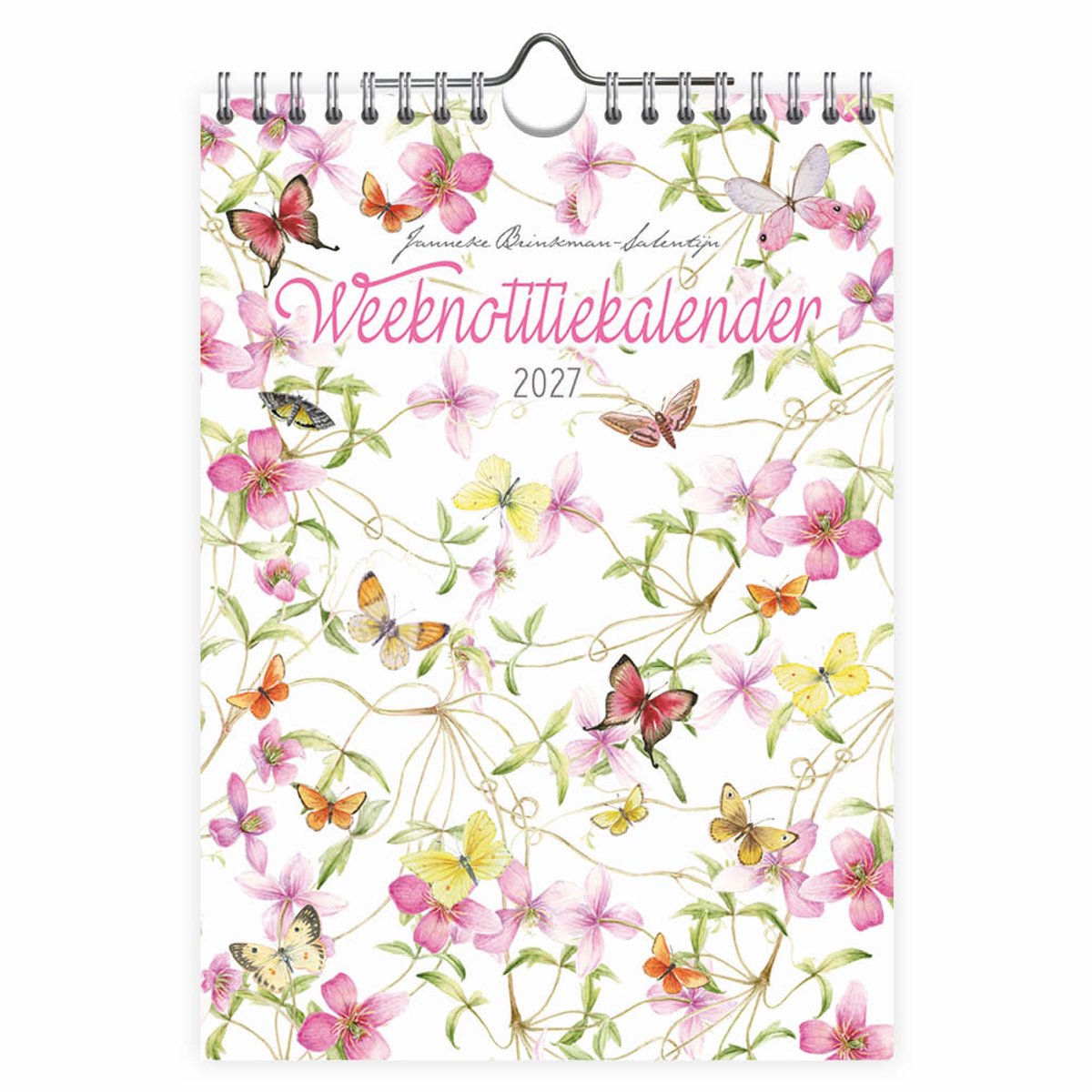 Janneke Brinkman Weeknotitiekalender 2027 Clematis