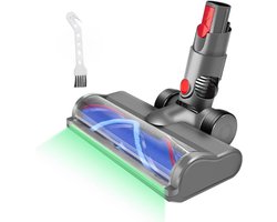 Vloerborstelaccessoire met LED-verlichting Geschikt voor Dyson V12 Detect Slim en V10 Digital Slim stofzuigers. Direct aangedreven vervangende borstelkop met snelsluiting Geschikt voor harde vloeren en tapijt.