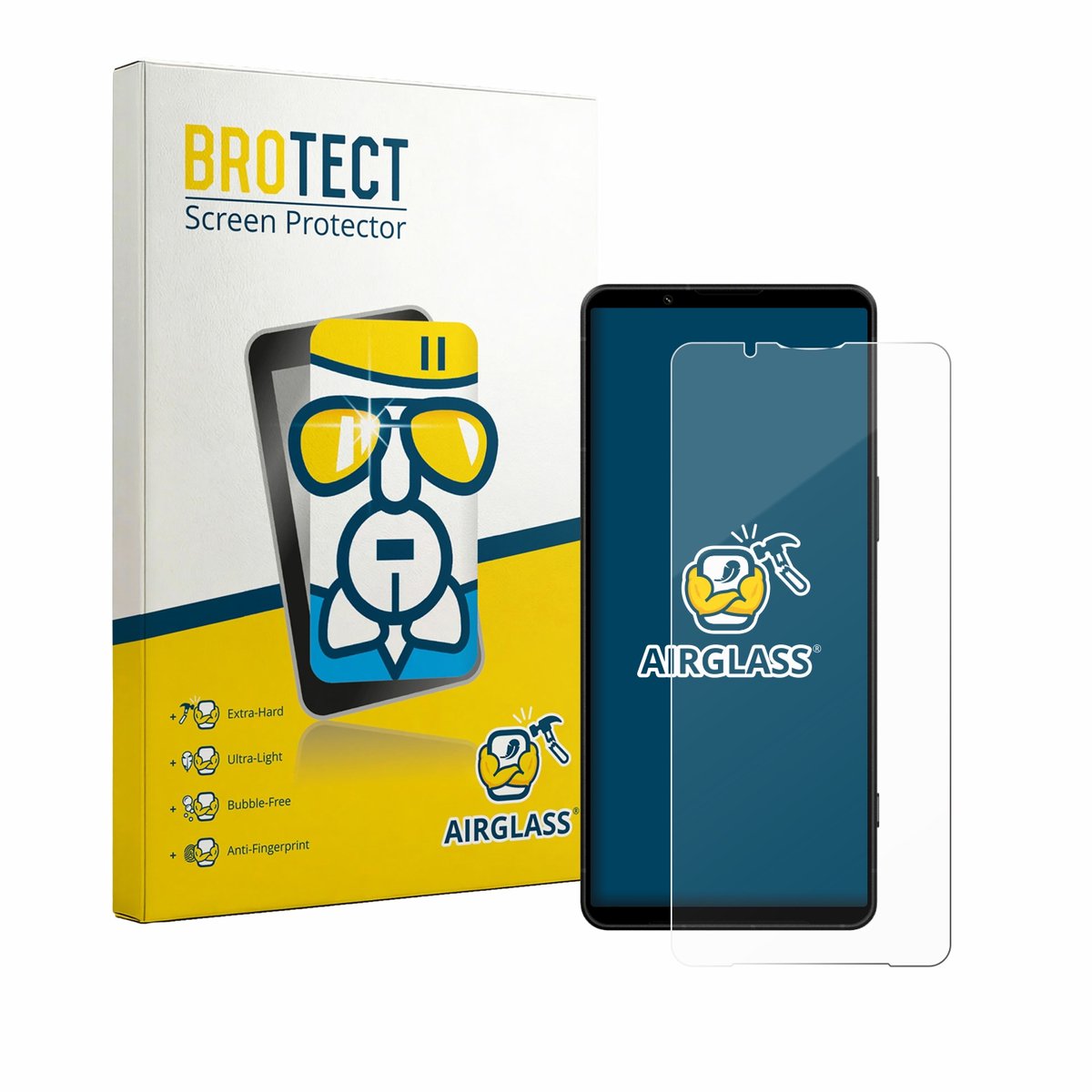 Screenprotector voor Sony Xperia 1 VIII Beschermglas transparant