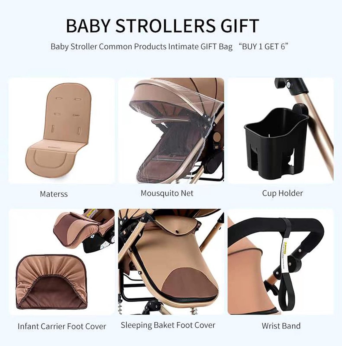 Luxe 3-in-1 Kinderwagen - Wandelwagen - afbeelding 2