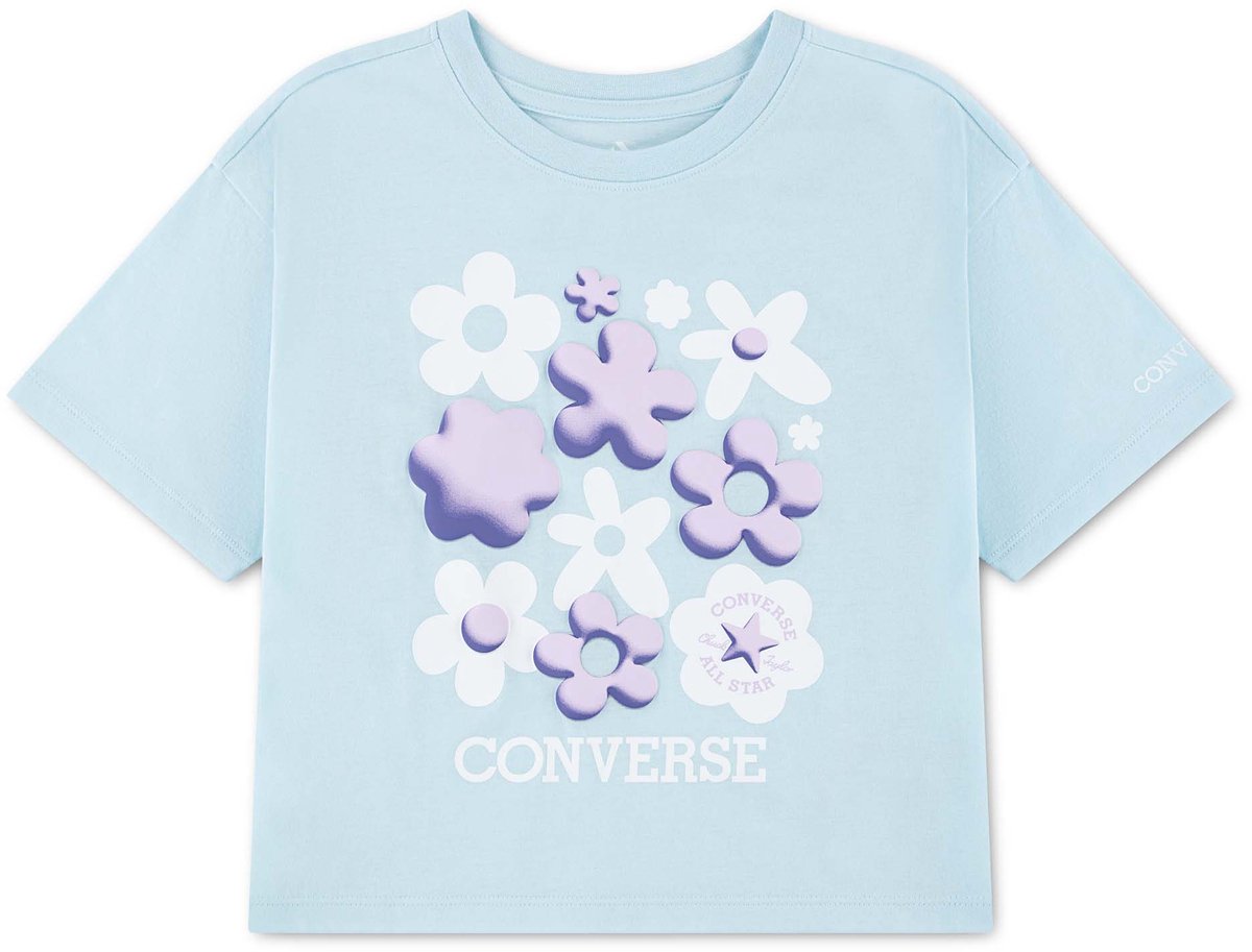 T-Shirt Converse Cnvg Bubbly Floral Tee - Fashion Wear - Kinderen