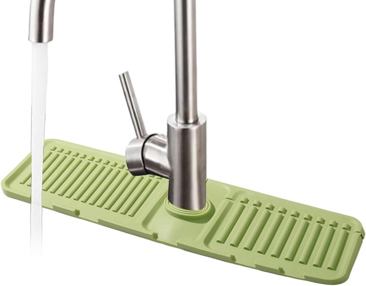 Afdruipmat Keukenkraan - Lekbak Gootsteen - Keuken Schoonhouden - 5 Graden Helling - 44.5
