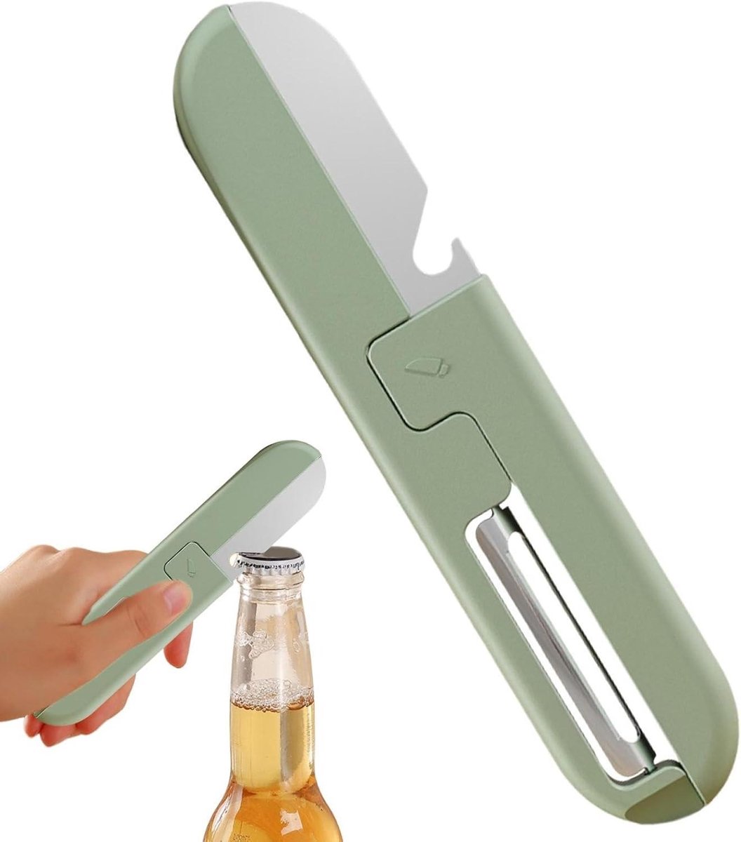 Groente Fruitschiller - 2-in-1 gereedschap - Keuken taken - Opvouwbaar antislip - 16 cm - Groen