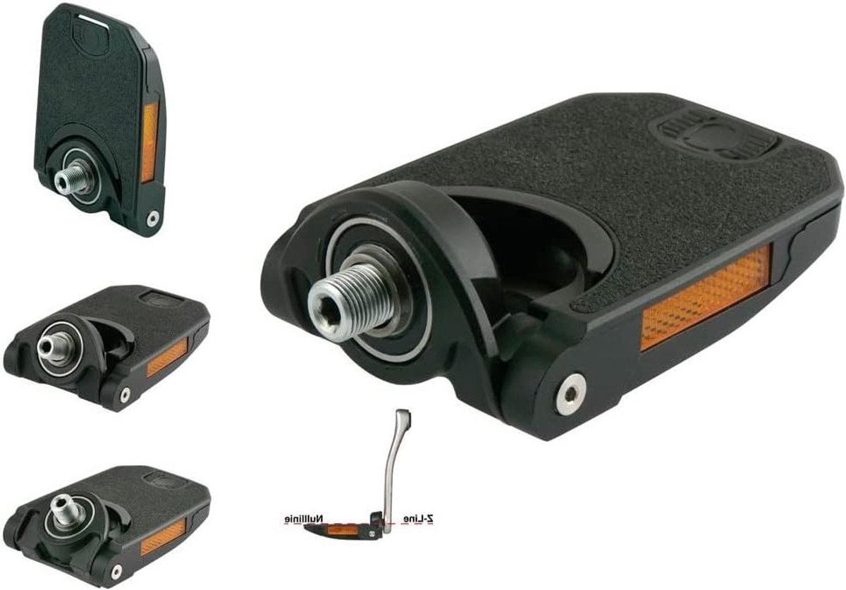 Fiets pedalen - Platte pedalen - Fietsen - Speciaal profiel - 9/16 zoll - Zwart
