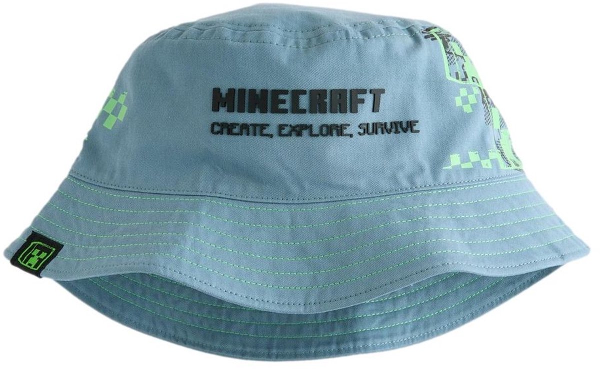 Next - Jongens - Minecraft hoed - Blauw
