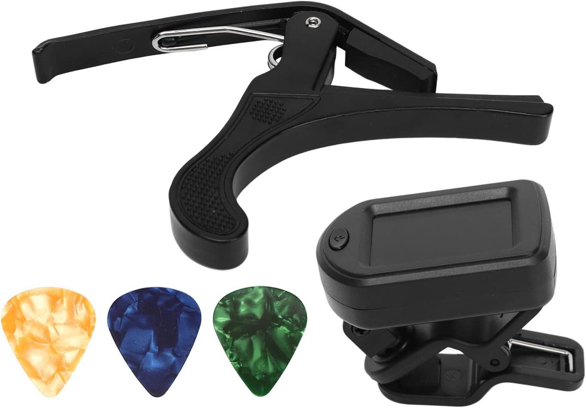 Gitaar Accessoires Set - Muziek Kit - Muziek Maken - Met LED Display - 18 x 16 x 5 cm