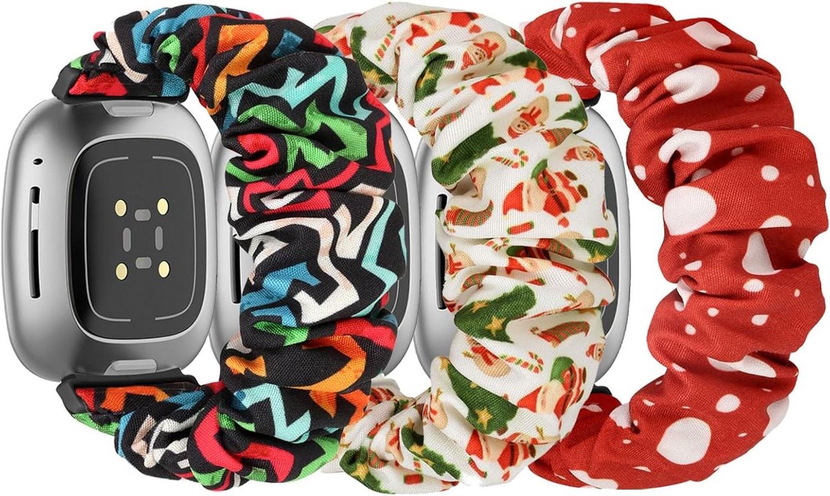 Elastische Armband - Reserveband Nylon - Smartwatch Gebruik - Verstelbaar Design - One Size - Zwart