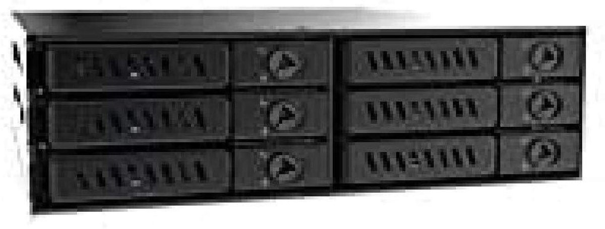 Harde Schijf Behuizing - SSD Opbergdoos - Data Opslag - Metalen Constructie - 25 inch - Zwart
