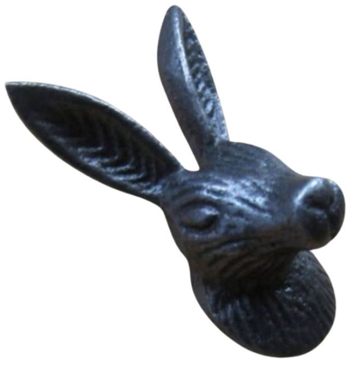HARE HEAD Cabinet Knob Antique Iron 55mm