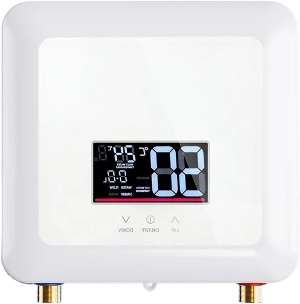 Doorstromer Elektrische Boiler - Snelle Verwarming Boiler - Warm Water Creëren - Afstandsbediening - 5500W - Wit