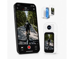 Mini Bodycam 1080P met WiFi & Charging Case – Handsfree POV Clipcamera met Magnetische Clip voor Fietsen, Outdoor & Reize