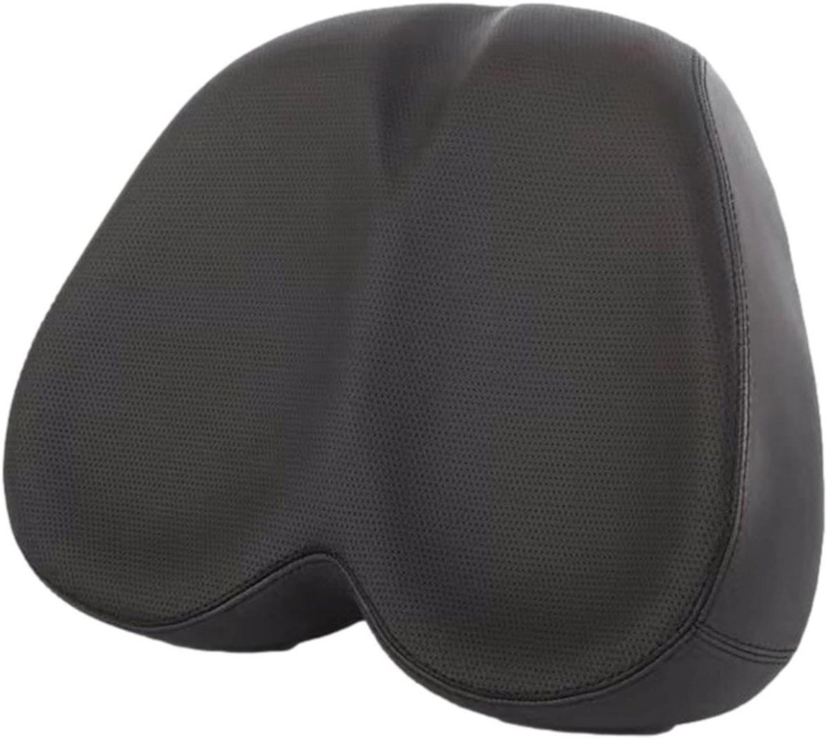Fietszadelkussen - Comfortabel zadel - Outdoor fietsen - Zachte siliconen vulling - 30 cm - Zwart