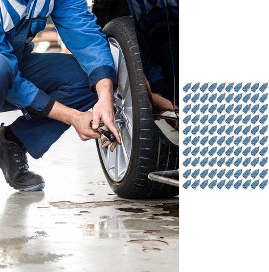 Schroevenset Bandenreparatie - Lekke Band Hulpmiddel - Noodreparatie Onderweg - Zelfklevende Pen - M5 M6.8 - Meerkleurig — afbeelding 5