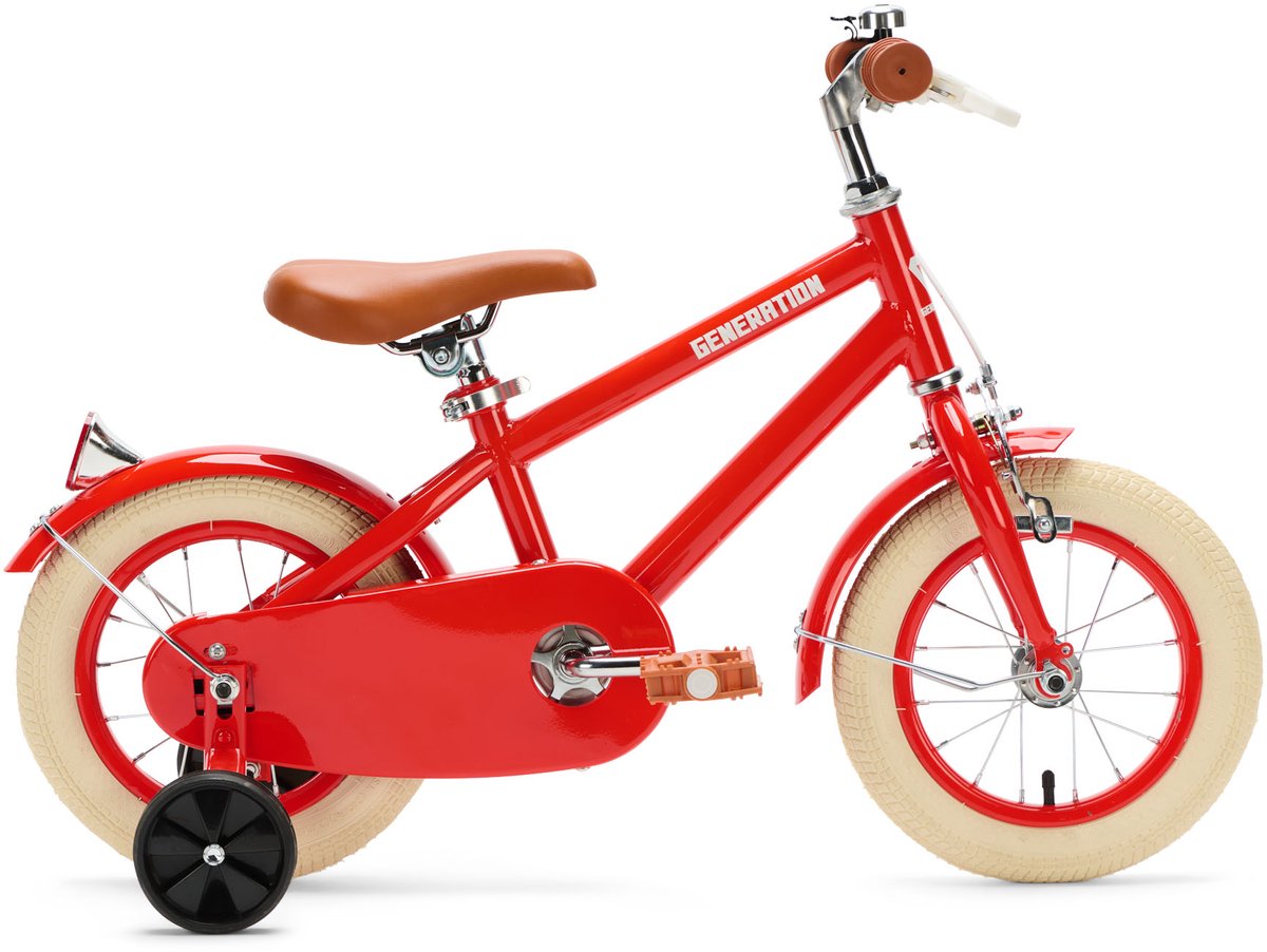 Generation Retro 12 inch Rood – Kinderfiets