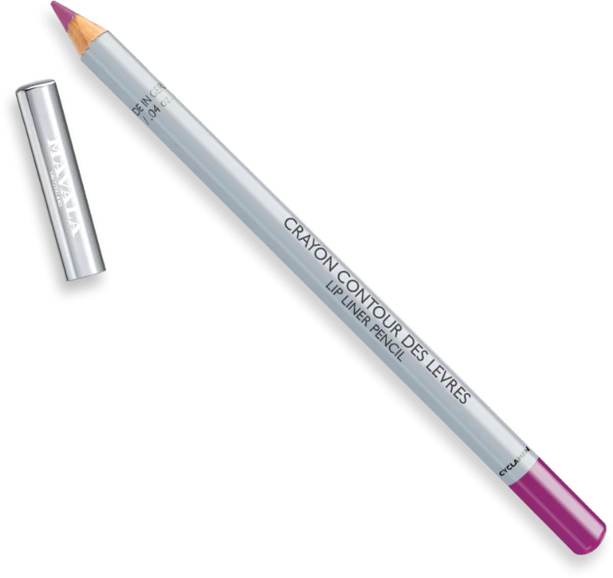 Mavala Lip Liner Pencil 2 g – Kleur Cyclamen - Langhoudend Lippenpotlood met Shea Butter & Jojoba Olie – Zachte Romige Lipliner voor Perfect Gedefinieerde Lippen – Voorkomt Uitlopen van Lippenstift – Precisie Contour Pencil voor Strakke Liplook