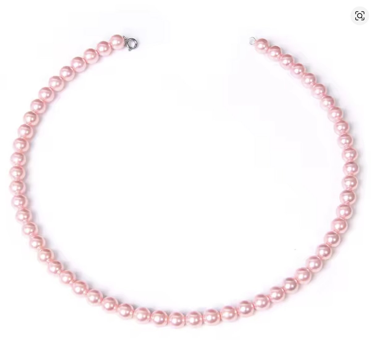 N3 Collecties Choker Ronde Natuurlijke Schelp Kralenkettingen-licht Roze