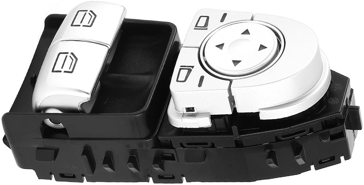 Solidchoice - Dailygoody - Voordeur Raam Schakelaar - Elektrische Ruitbediening - Vervanging voor Vito 447 448 - ABS - Schakelaar Kit - Hoge kwaliteit - Geschikt vo...