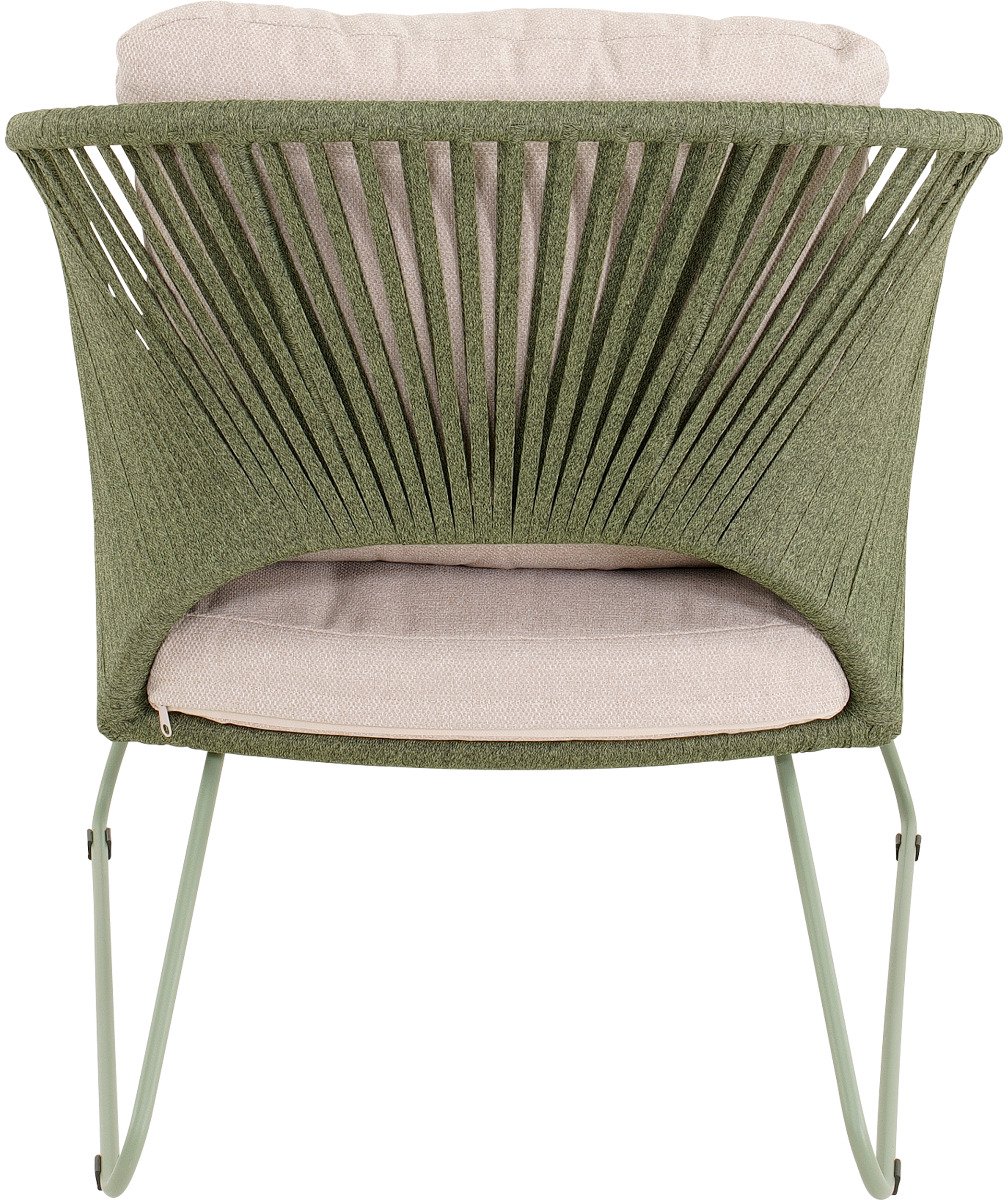 Lesli Living Bistrostoel Izumi - Groen - 71x79x73cm