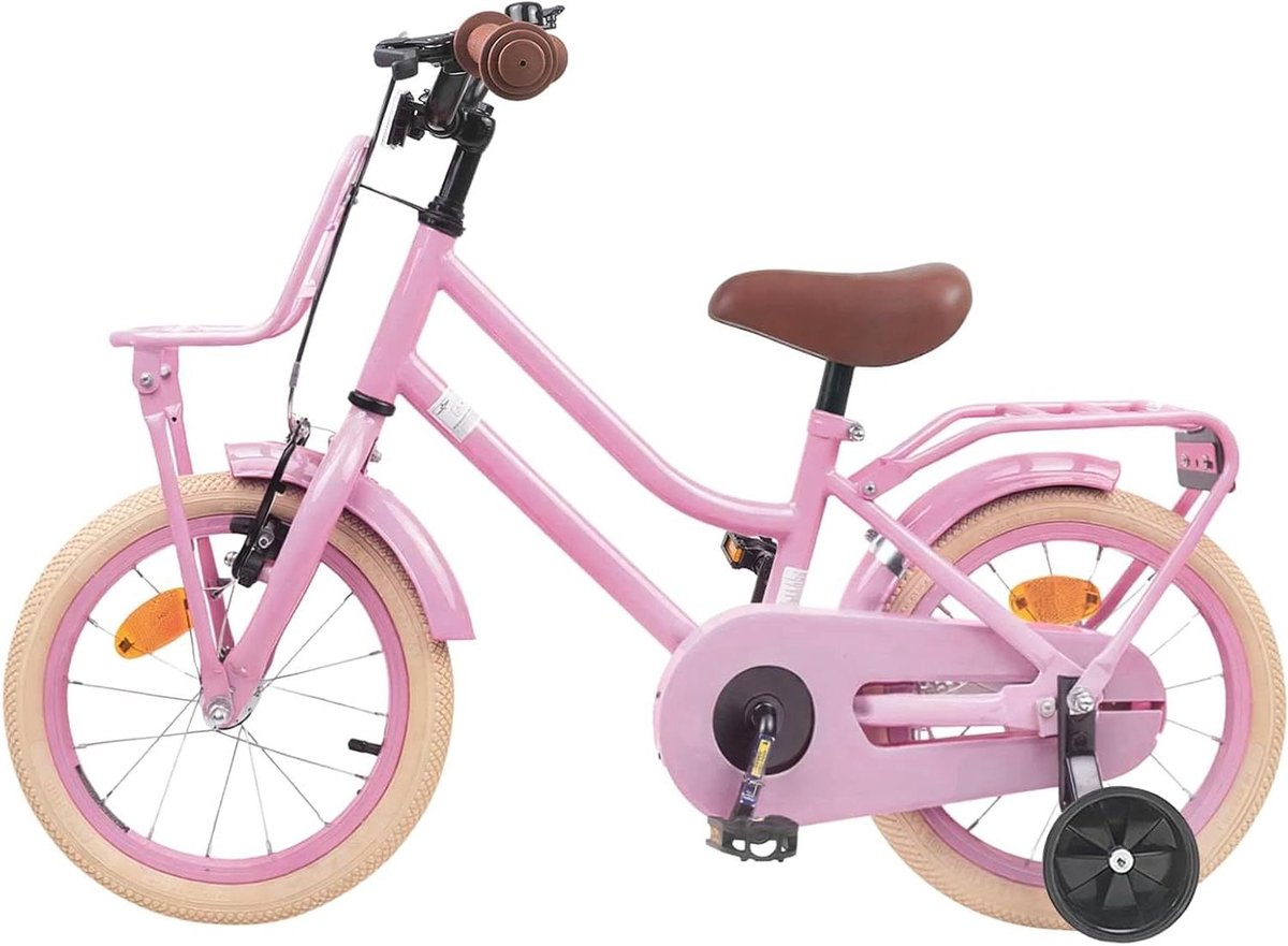Kinderfiets - Loopfiets Peuter - Buiten Spelen - Stevig Stalen Frame - 12 inch - Lichtroze