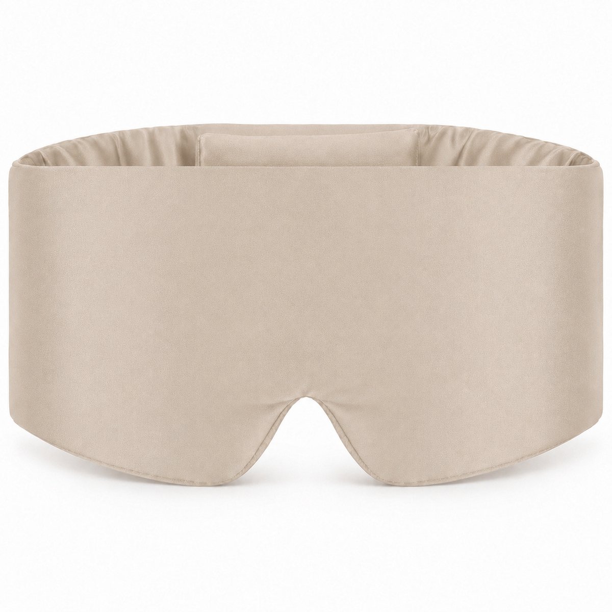 MySleepFit - Premium Zijden Slaapmasker - Silk Sleep Mask - 100% Verduisterend Oogmasker - Beige - Champagne - 22 momme 6A Grade Moerbei Zijde - Mulberry Silk